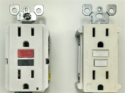 gfci junction box|gfci outlet replacement parts.